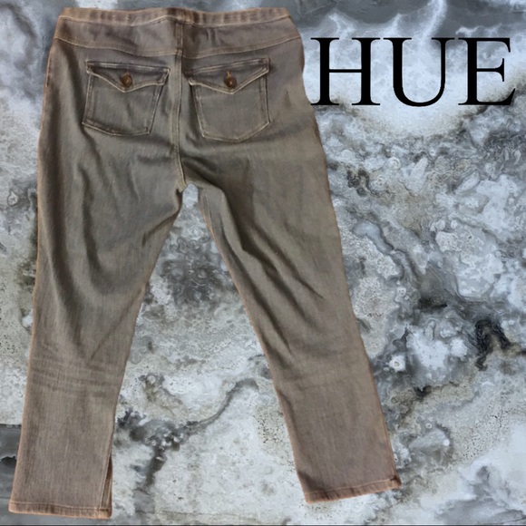 3/$15- ✨HUE CAPRI LEGGINGS STRETCHY JEAN✨ADD-ON ITEM $50➕ - Picture 3 of 13